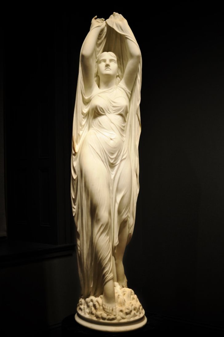 Chauncey Bradley Ives – Undine Rising From the Waters, 1880