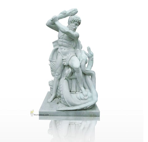 Marble Statue of Greek God Hercules