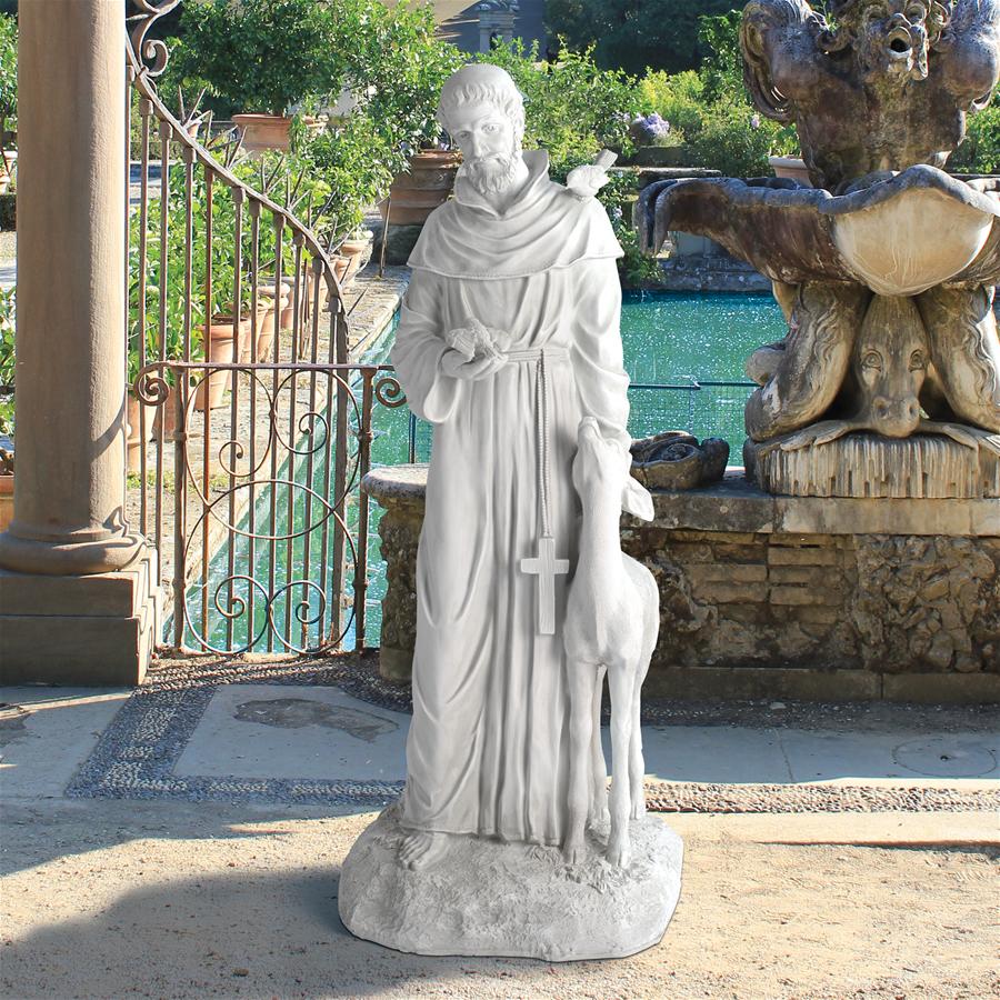 Saint Francis of Assisi - Patron Saint of Animals Marble Statue