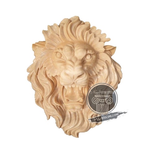 Wall Mounted Lion Head Statue