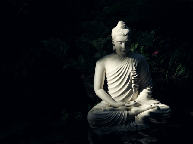 White Buddha Statue