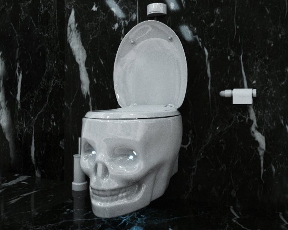 Skull Toilet