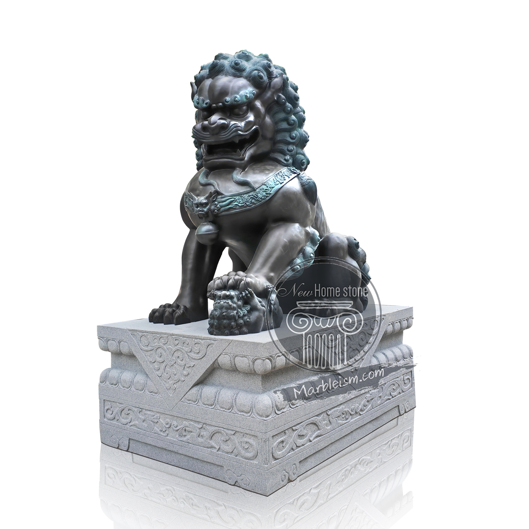 Bronze Guardian Lion Statue