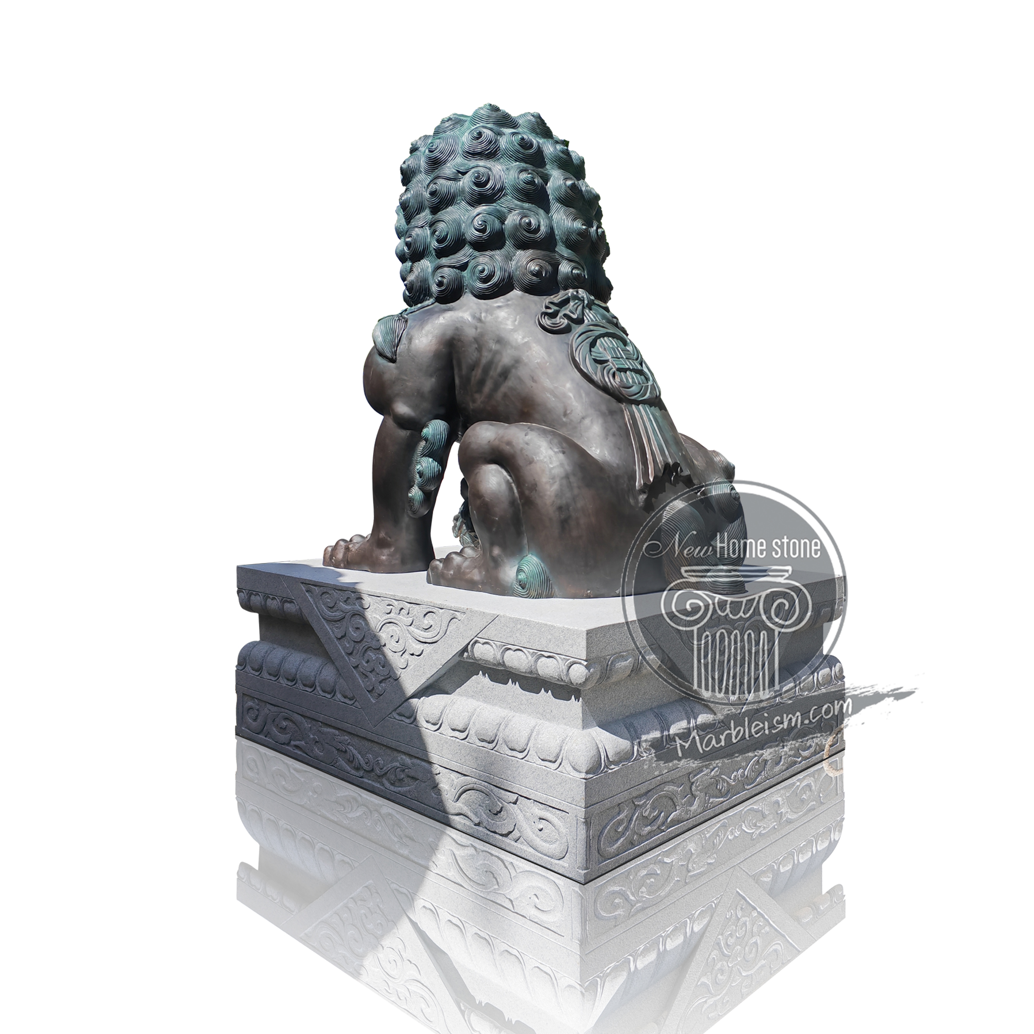 Bronze Guardian Lion Statue