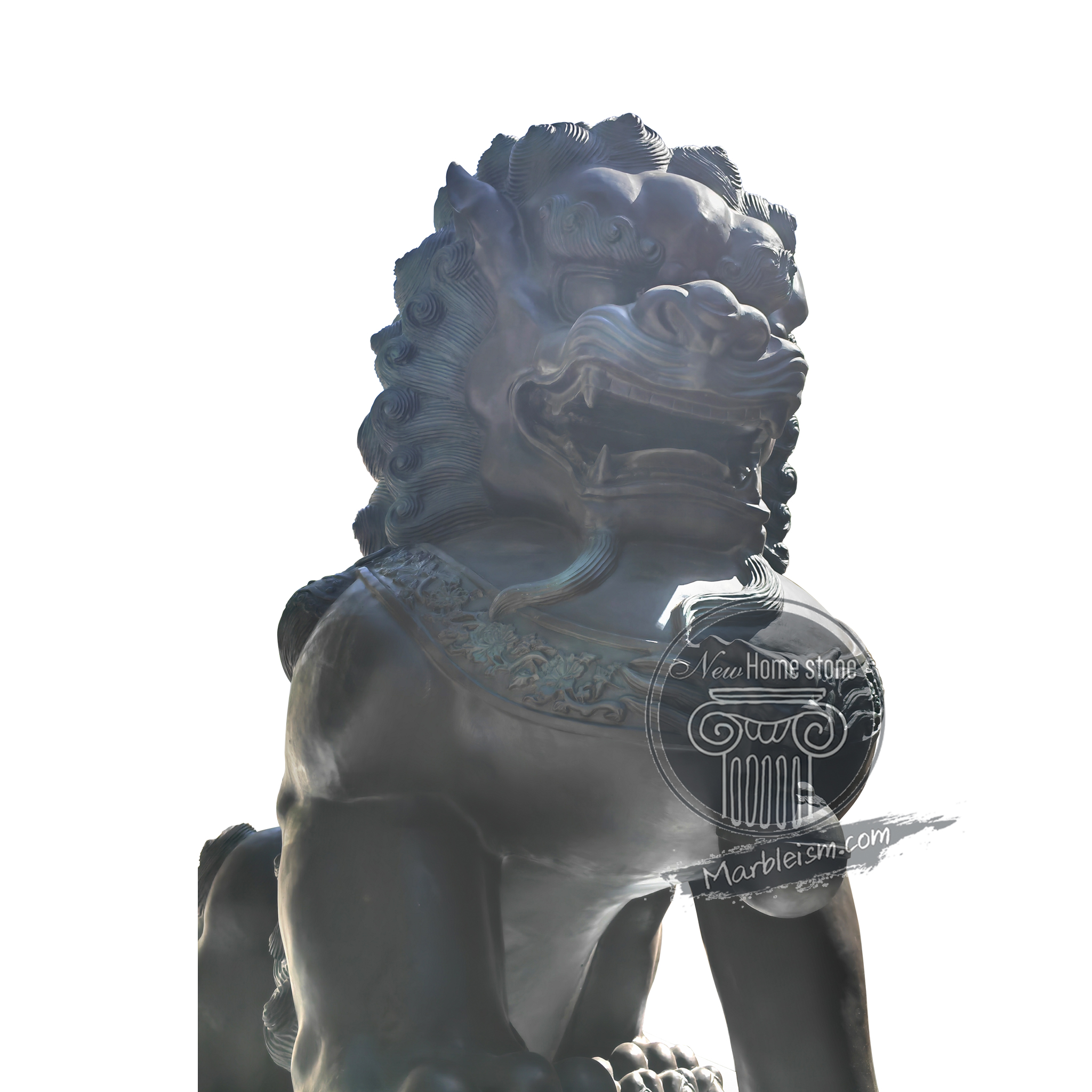 Bronze Guardian Lion Statue