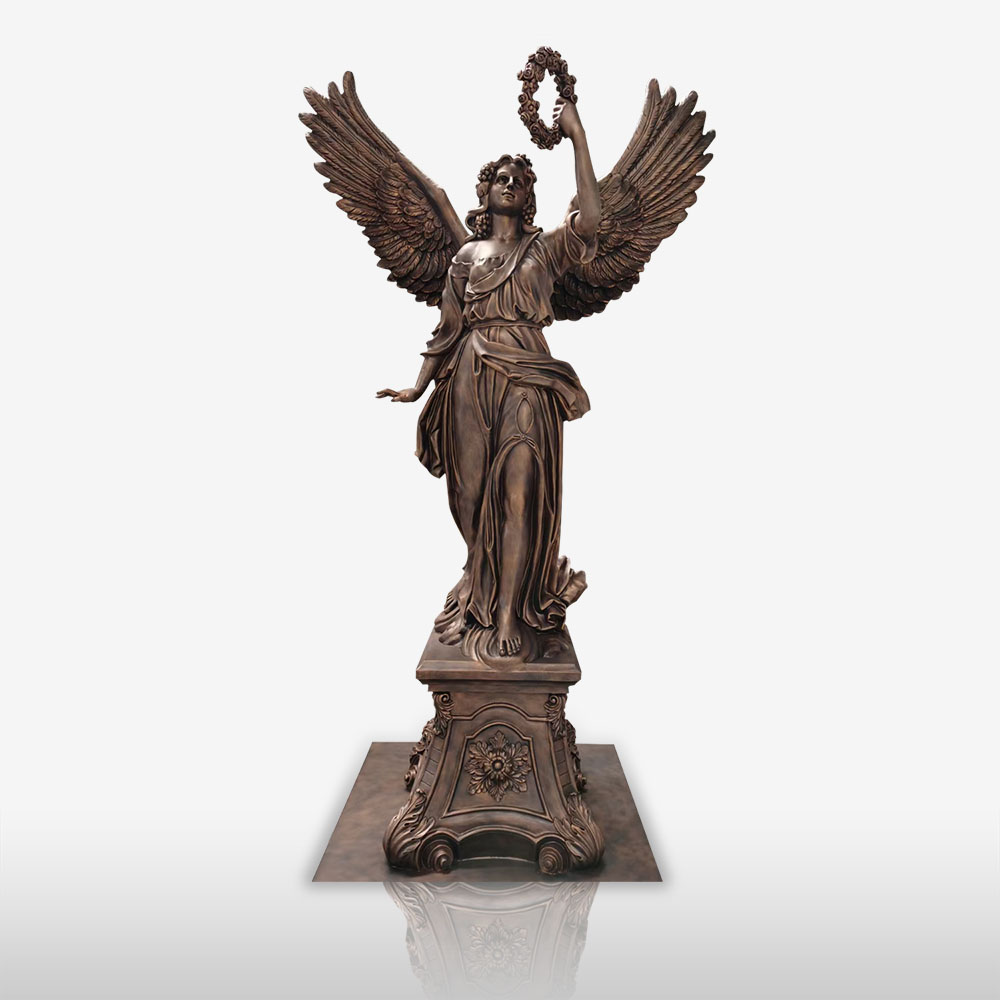 Life size angel bronze statue for sale, large bronze sculpture of angel