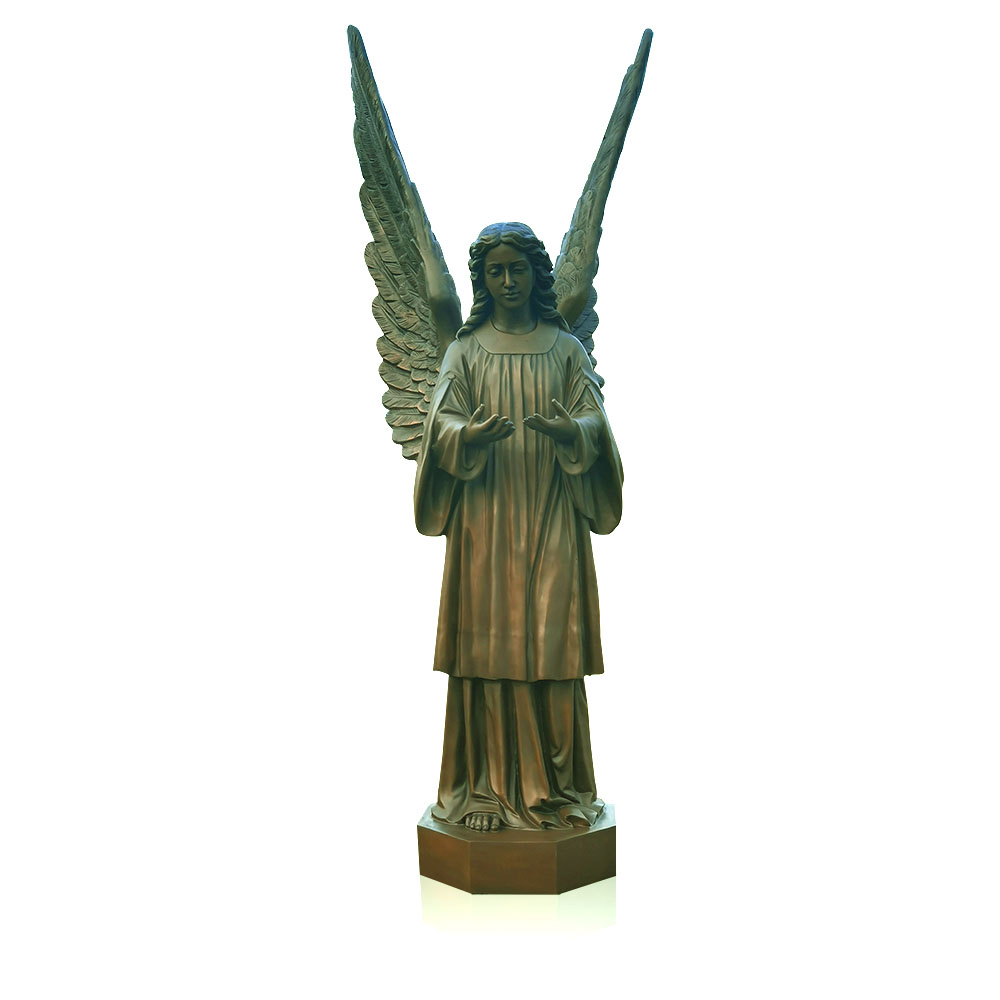 Bronze casting of angel supplies, bronze casting sculpture of angel