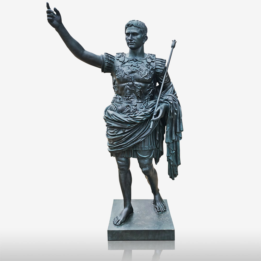 Julius Caesar bronze statue for sale, Life size Julius Casesar bronze statue