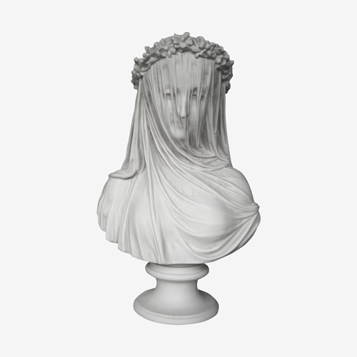 Marble Bust Of The Veiled Lady