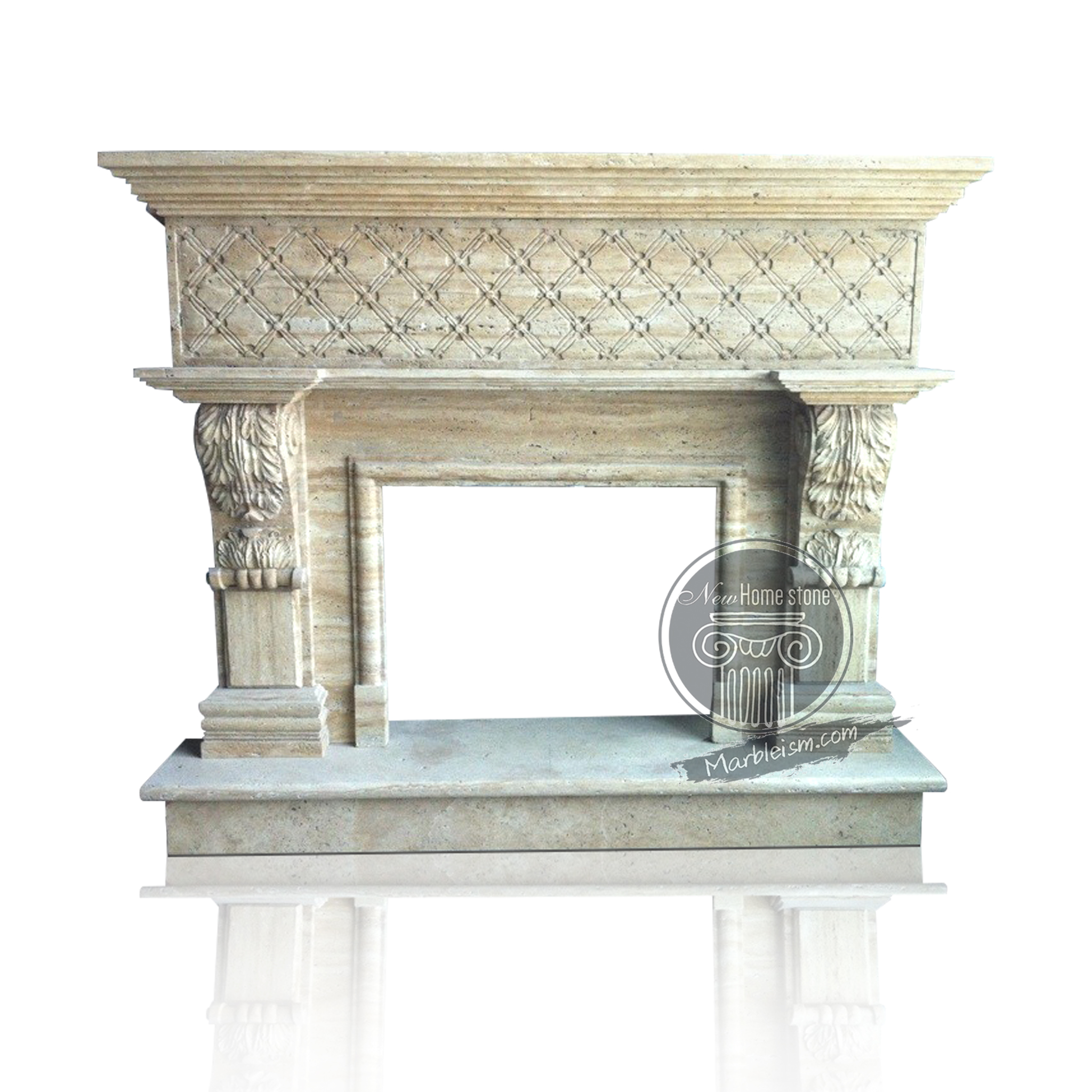 ARCHITECTURAL CORBEL CARVING FOR FIREPLACE MANTEL