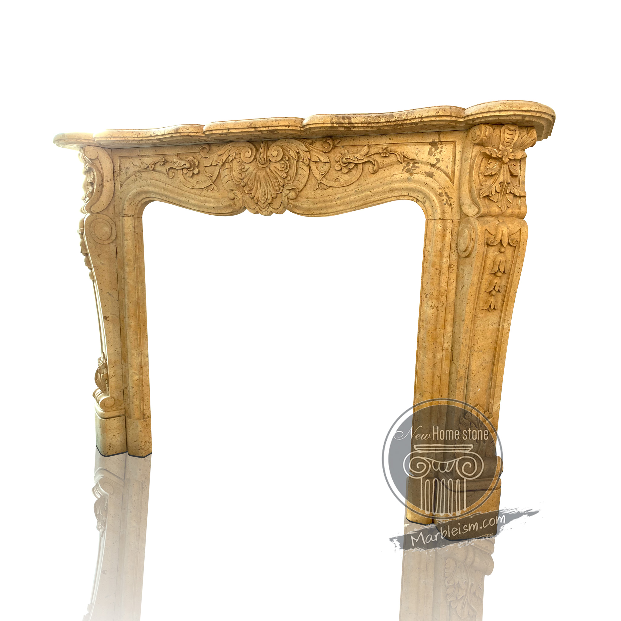 French Style Golden Mantel