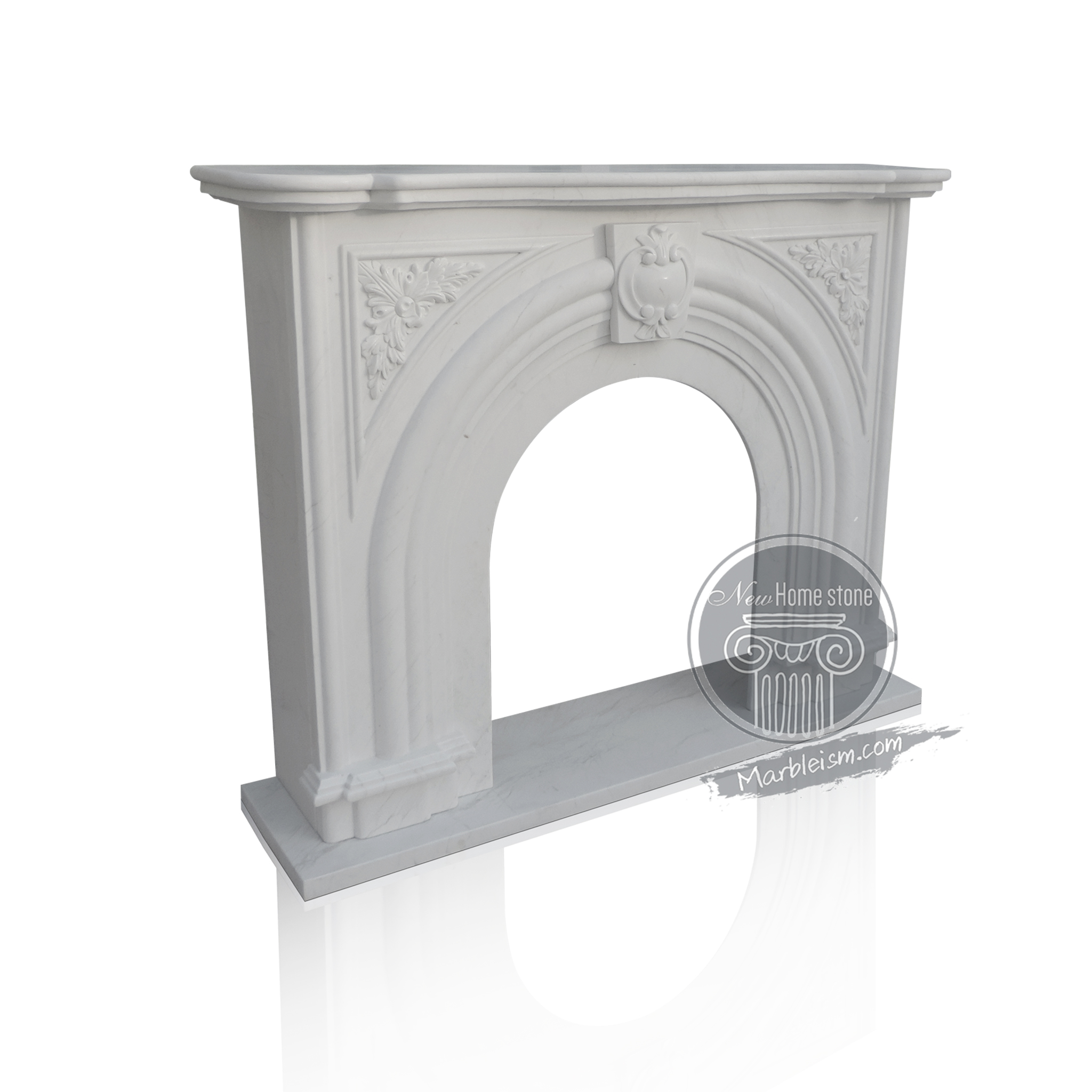 Parisian fireplace mantel