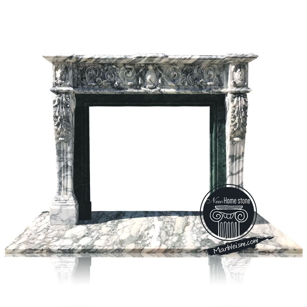 marble fireplace