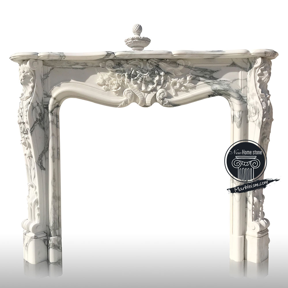 marble fireplace