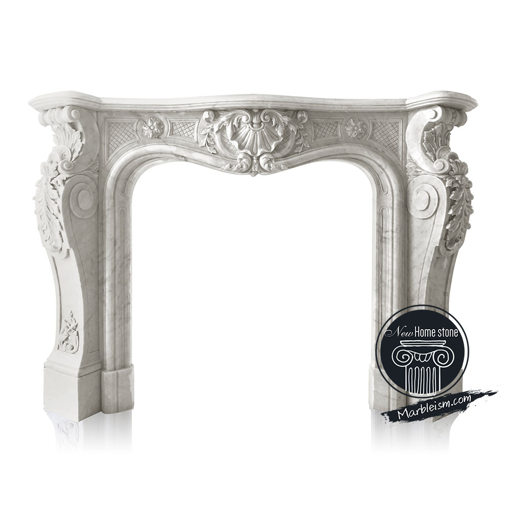 marble fireplace