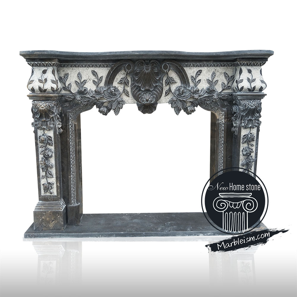 marble fireplace