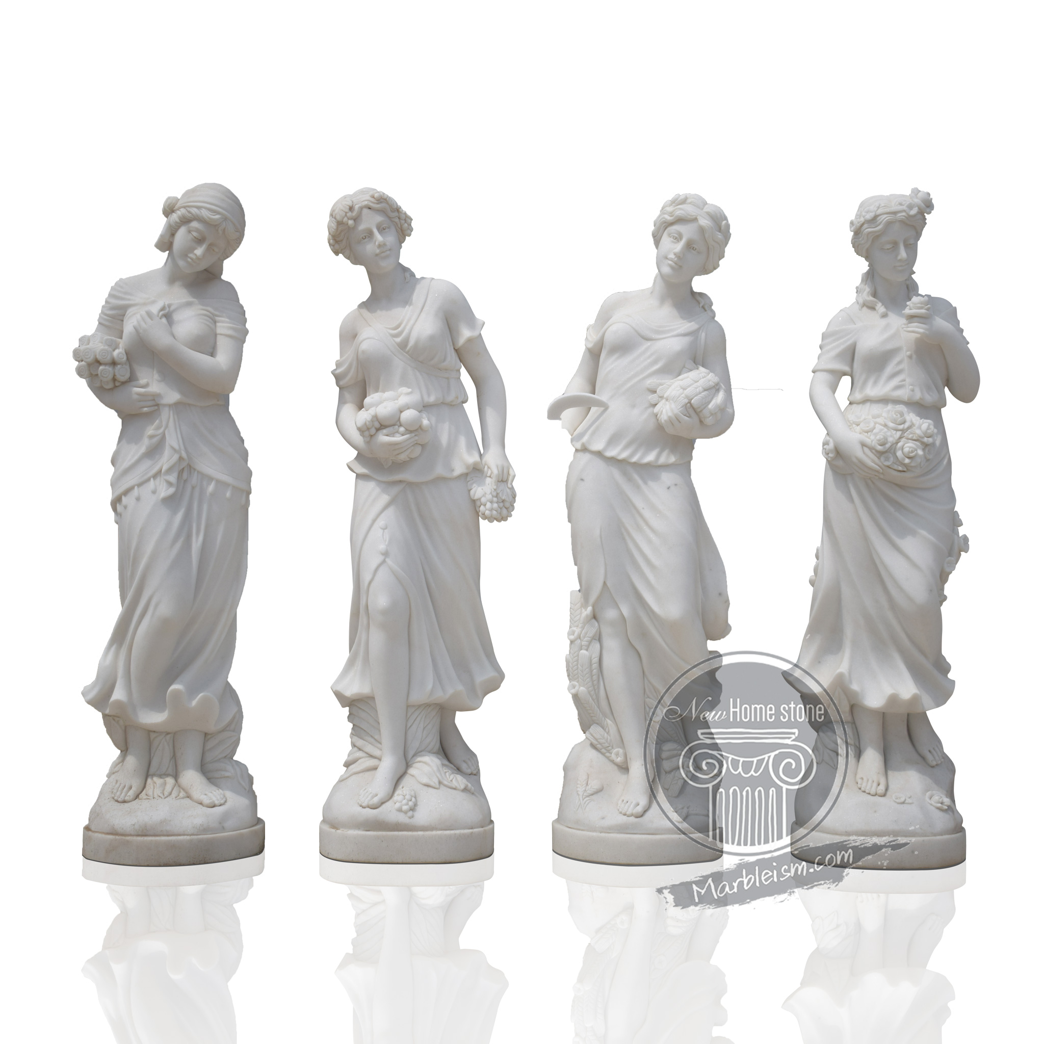 Four Seasons Marble Statues