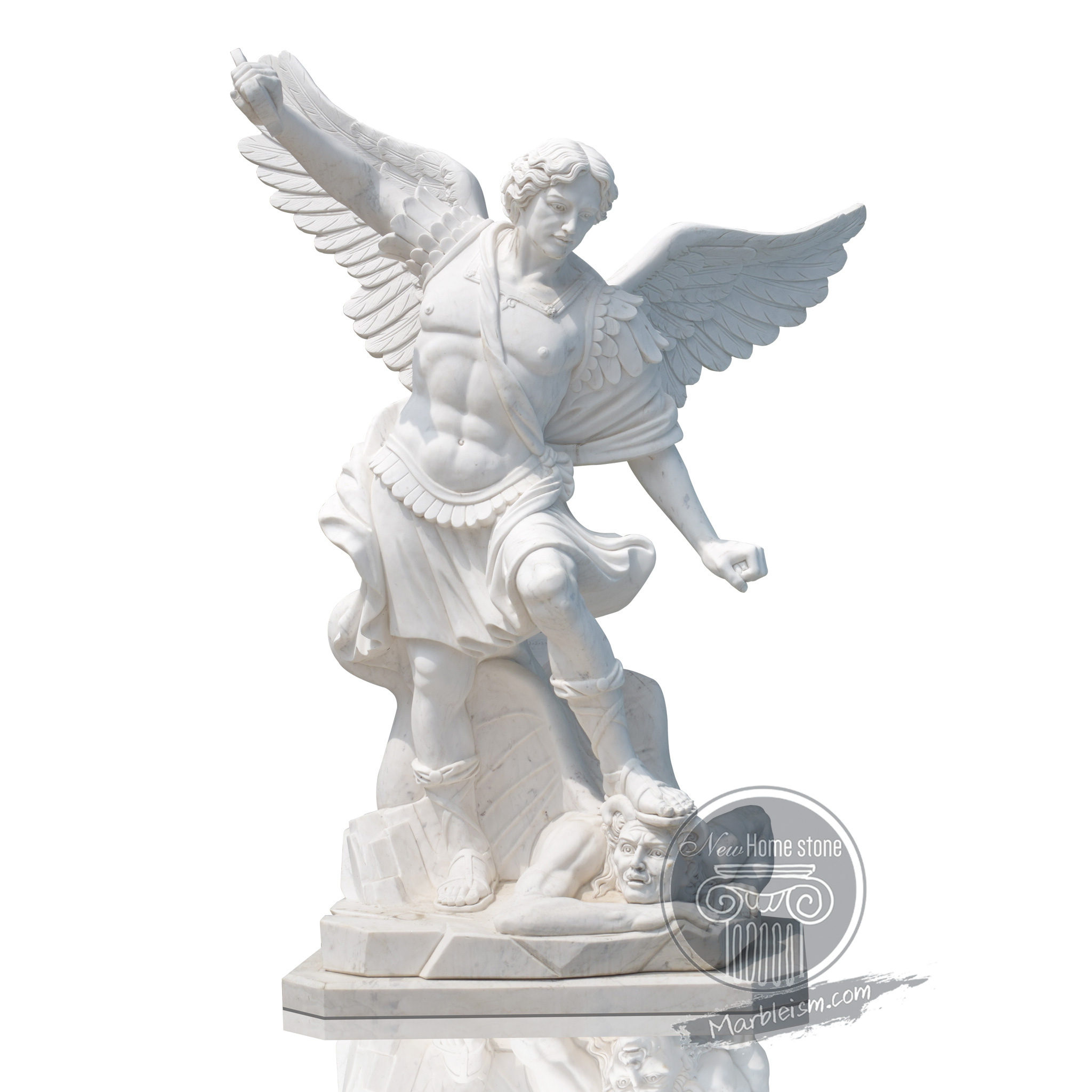 Archangel Michael Marble Statue