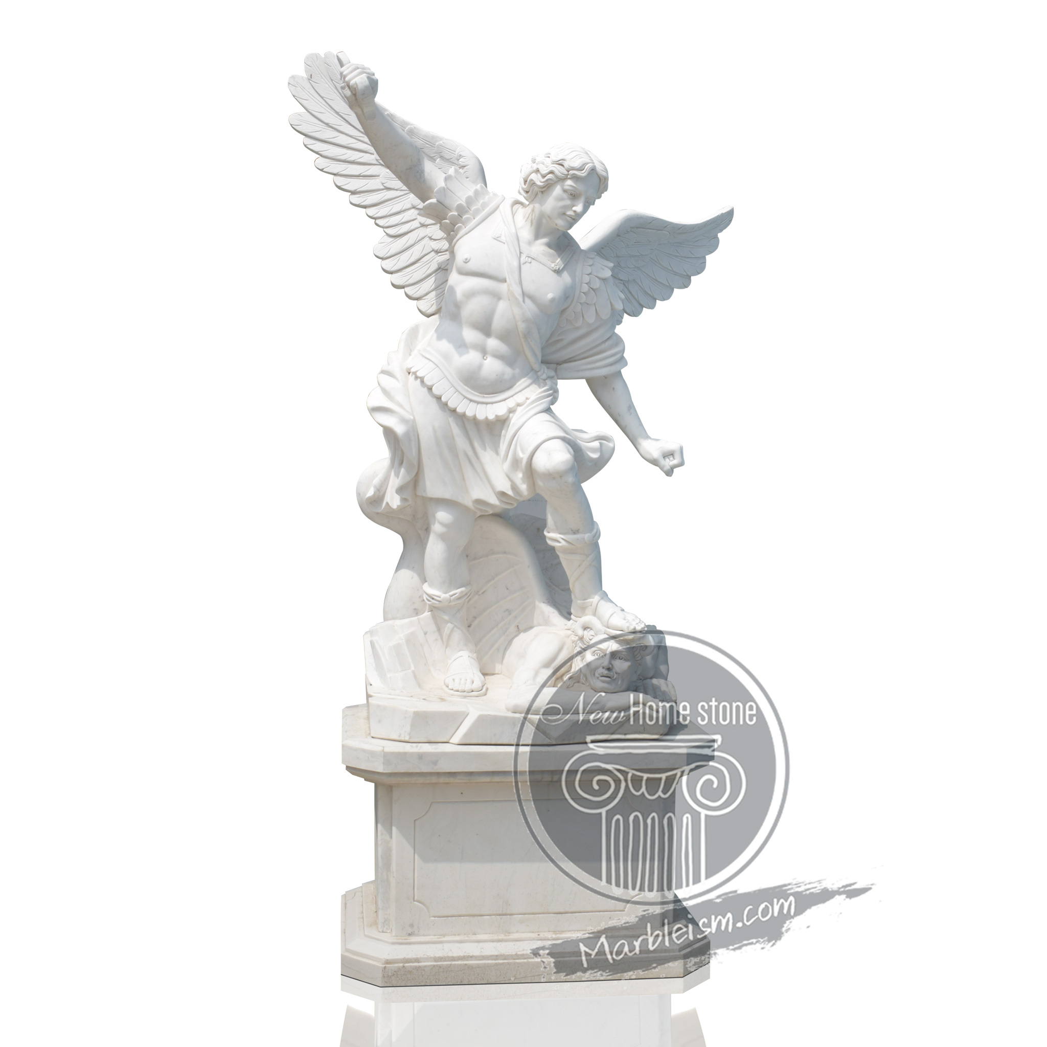 Archangel Michael Marble Statue