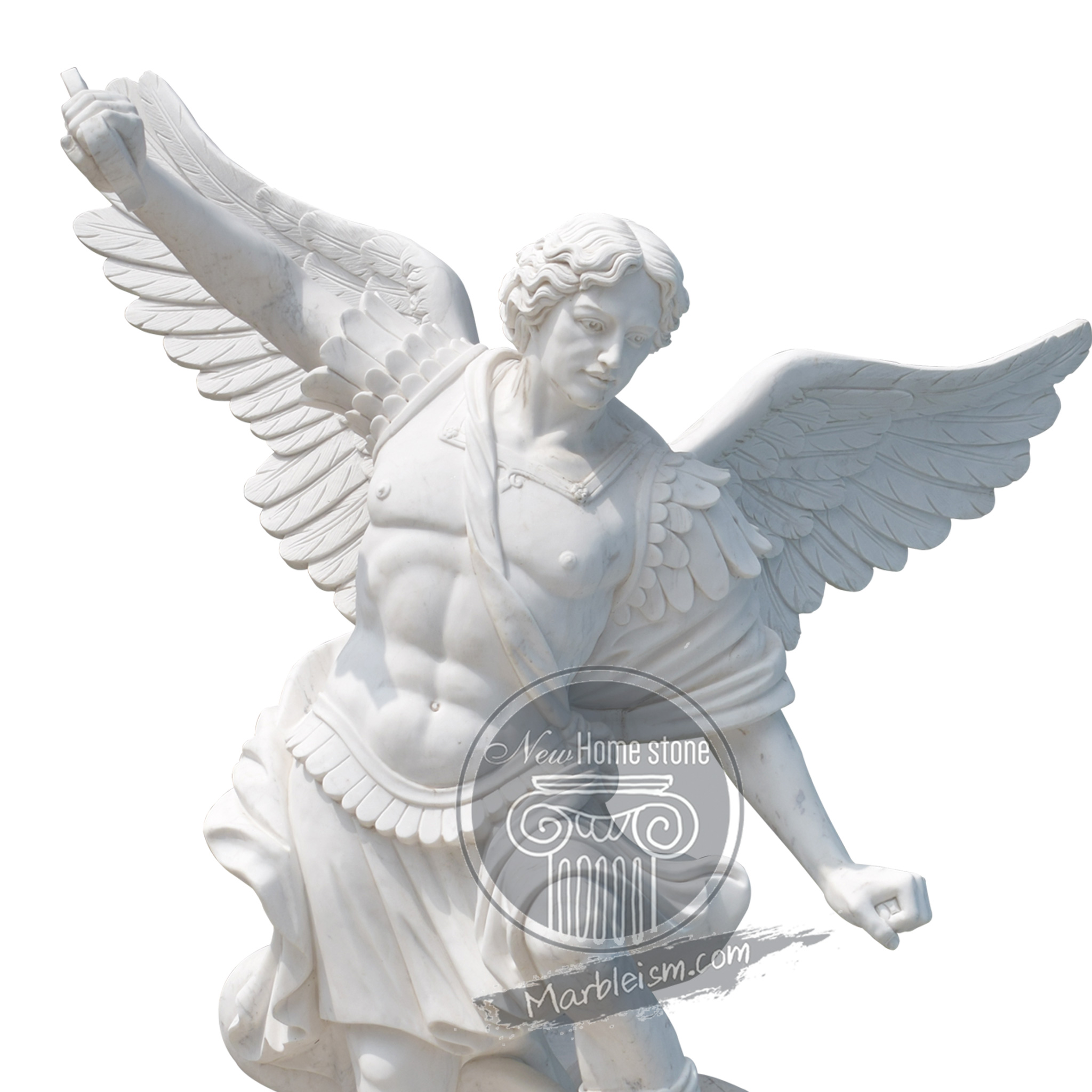 Archangel Michael Marble Statue