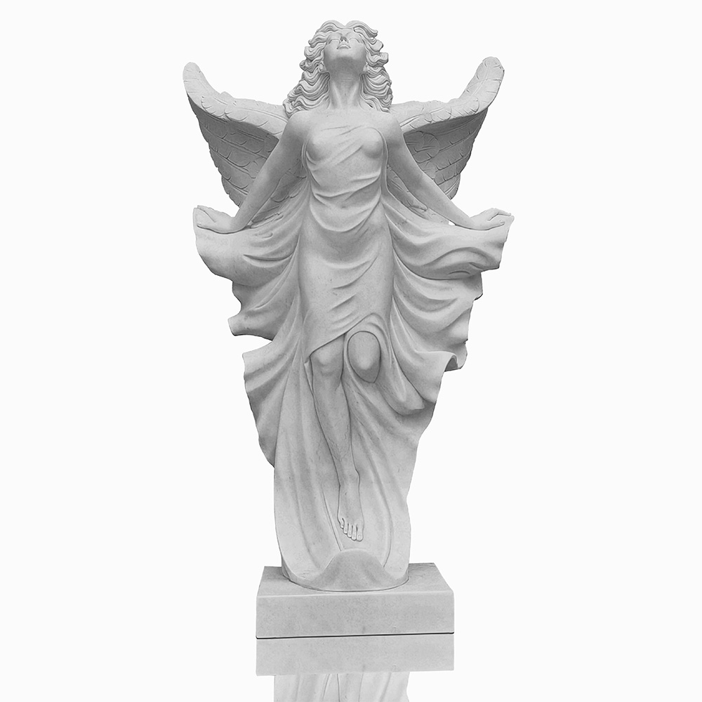 Elegant Winged Angel Sculpture