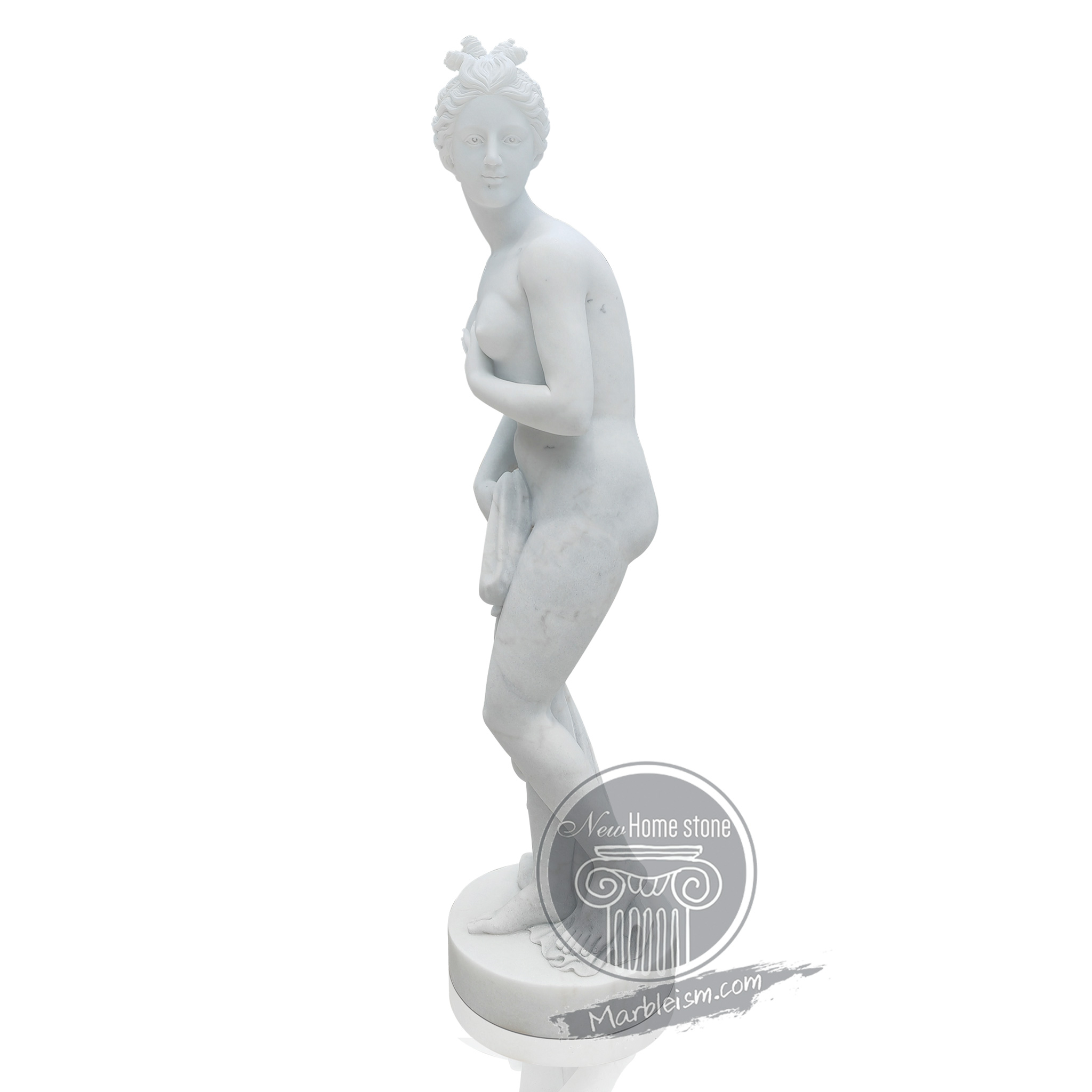 White Marble Venus Pudica Statue