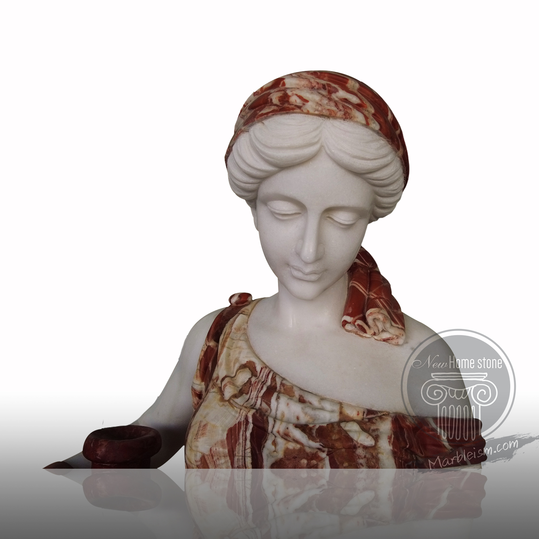 Life Sized Marble Garden Statue 
