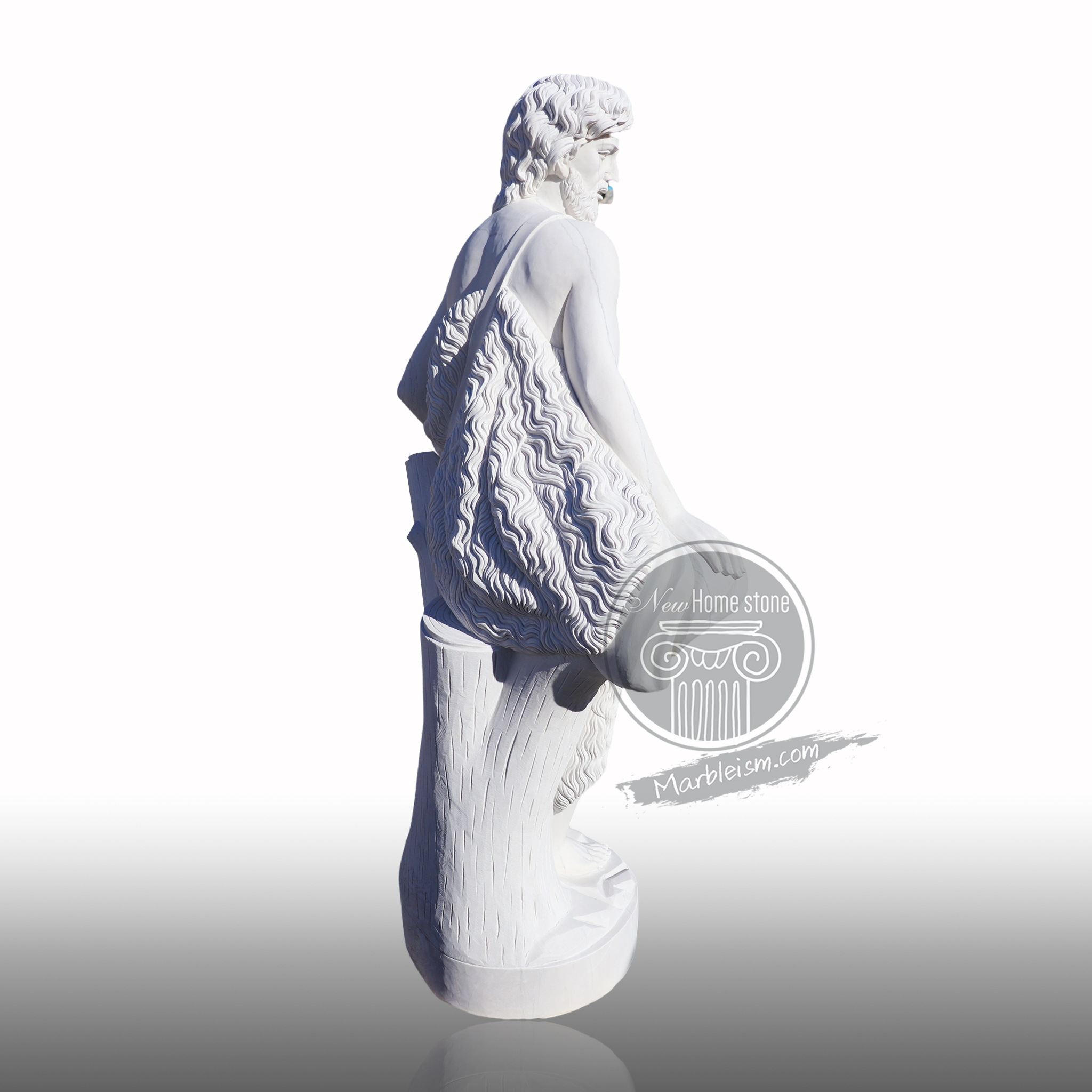 Marble garden sculpture