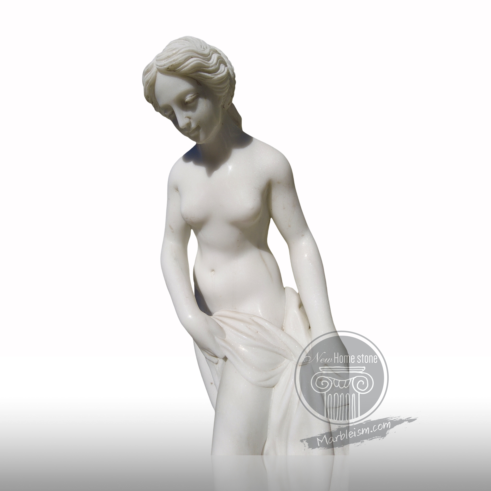 Female marble sculpture