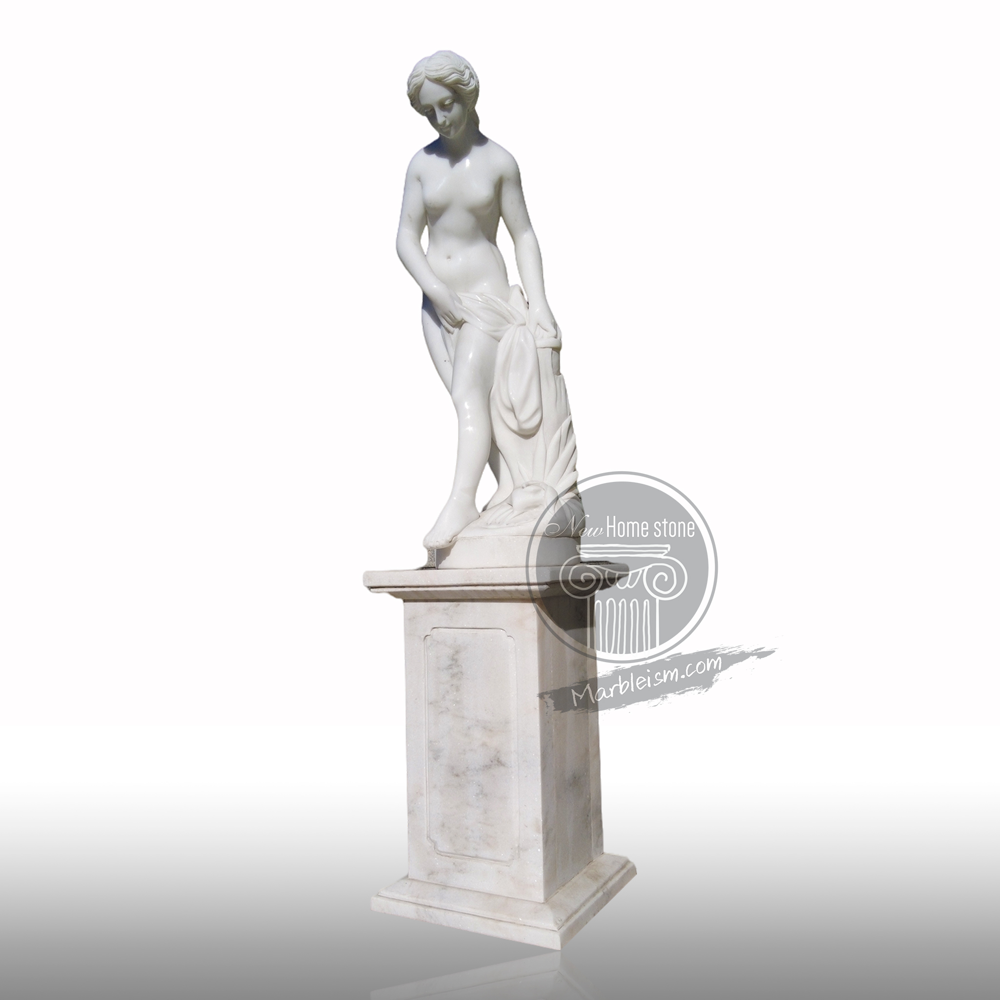Female marble sculpture