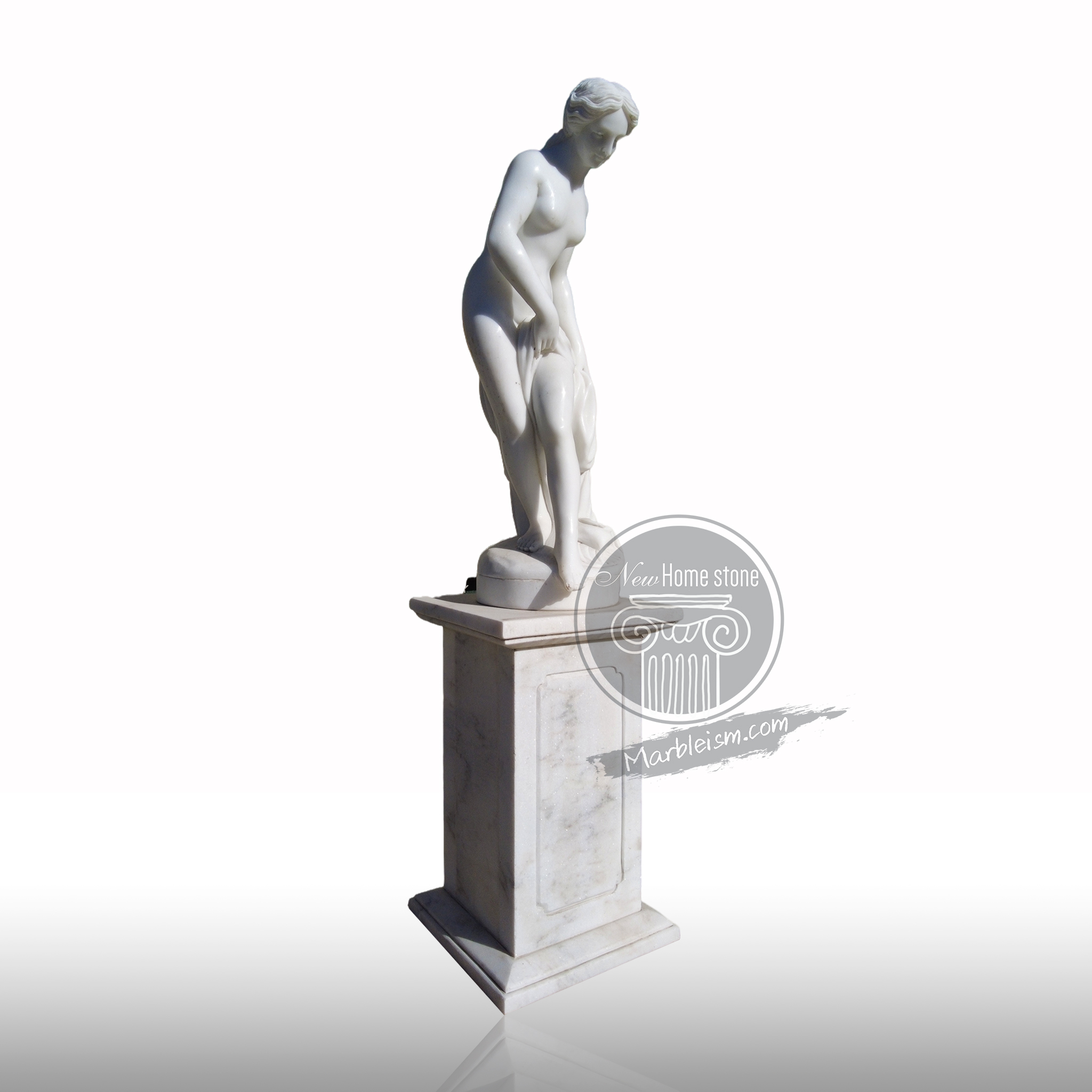 Female marble sculpture
