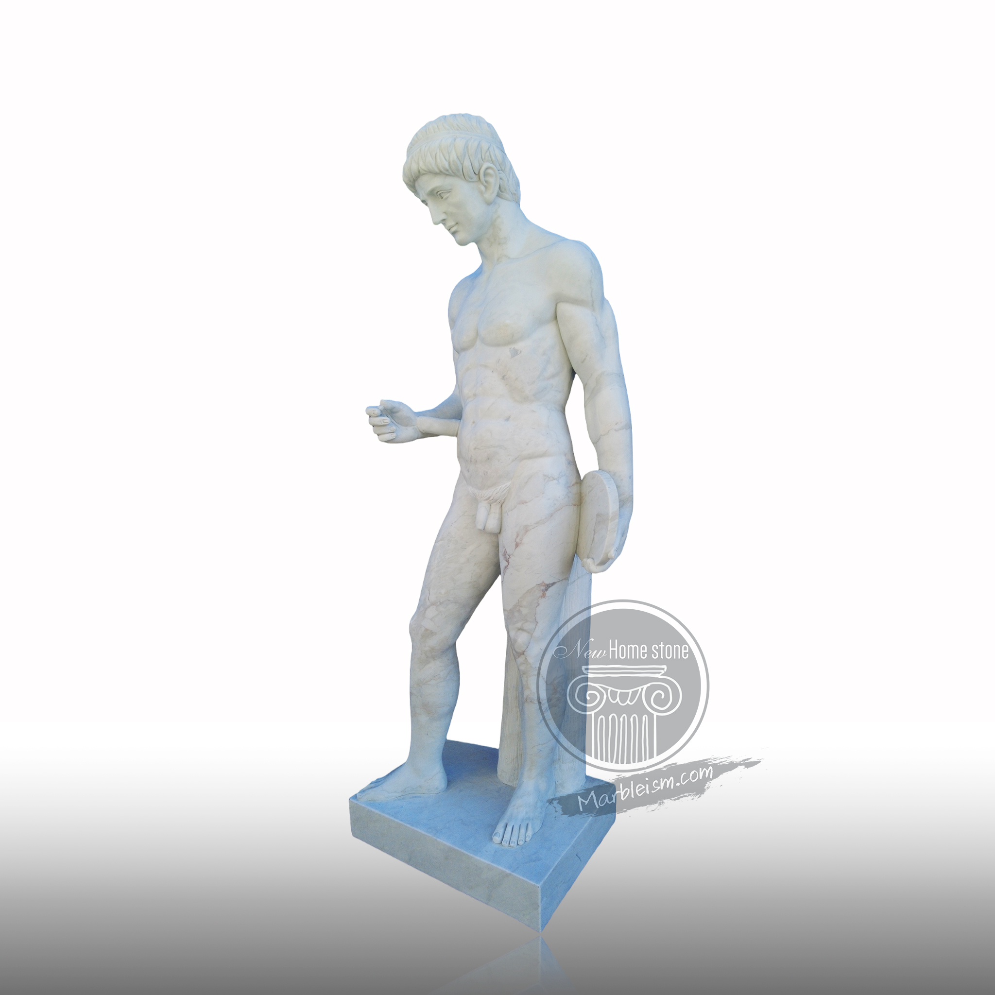 Doryphorus Marble Garden Statue