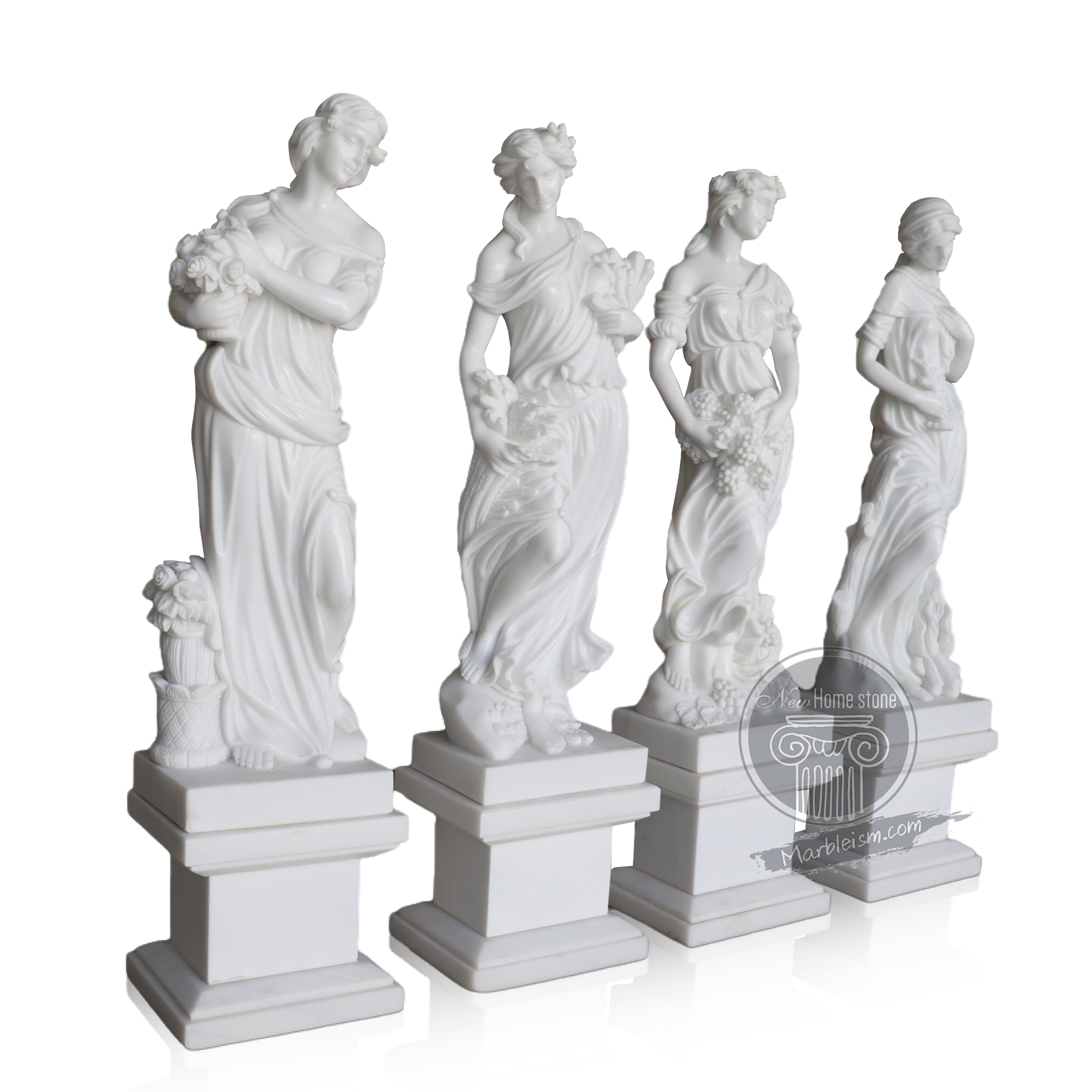 Four Seasons Marble Statues