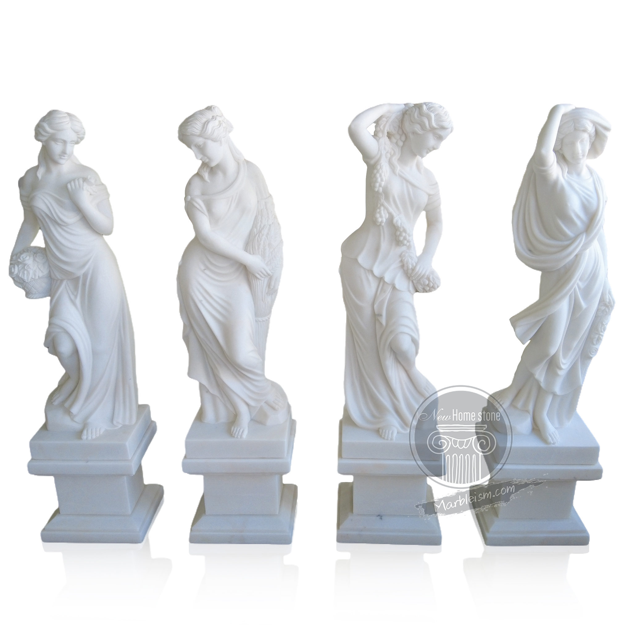 Beautiful Female Marble Statues