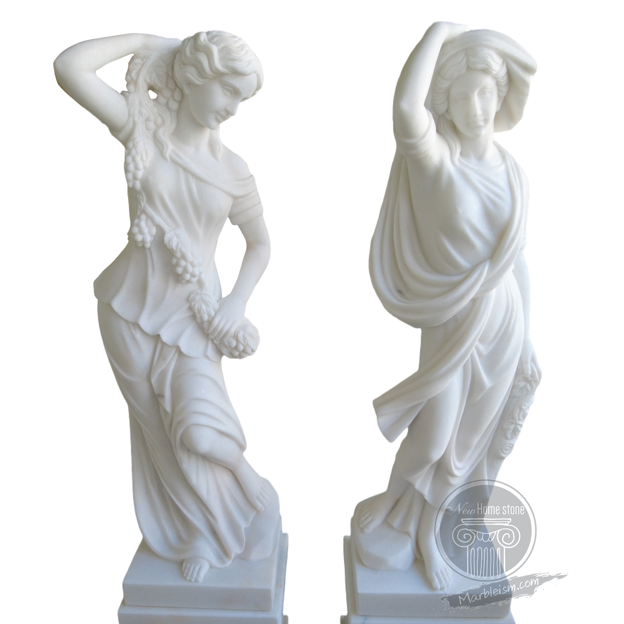 Beautiful Female Marble Statues