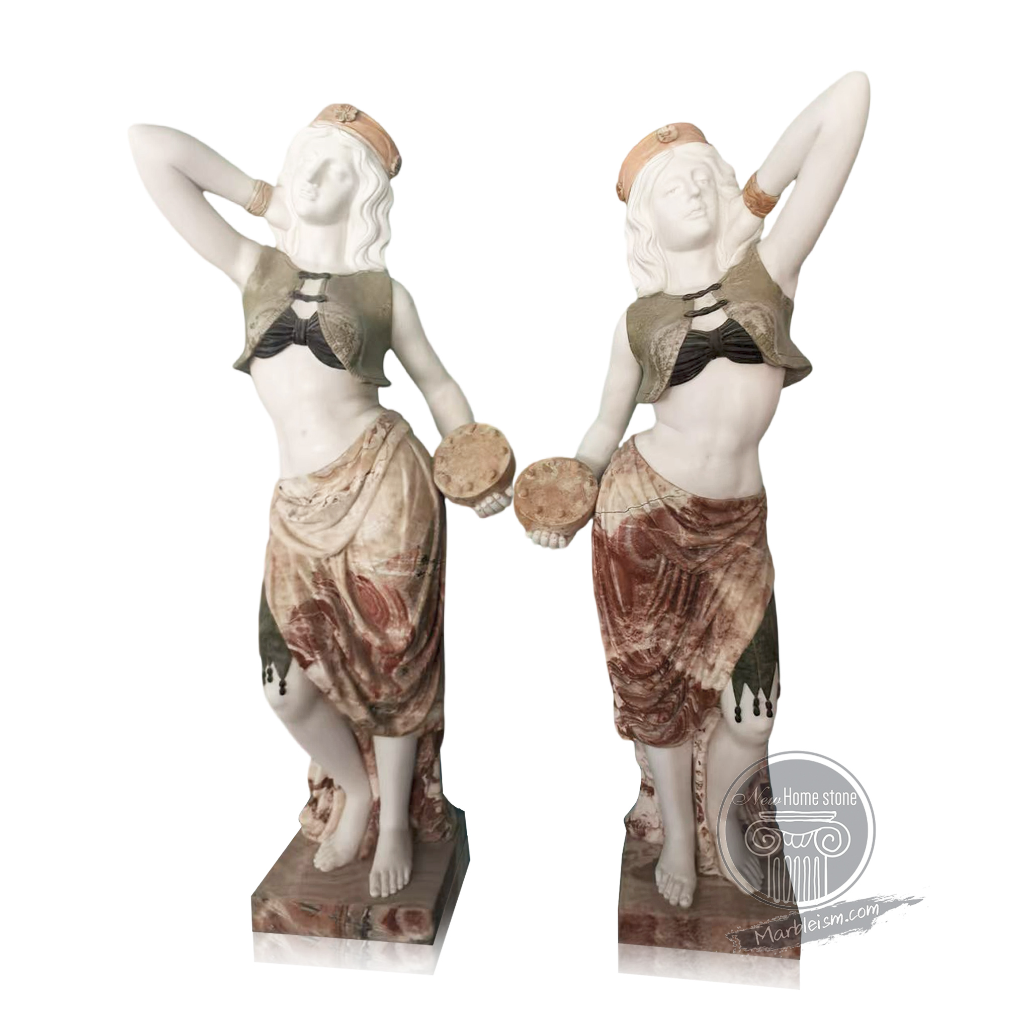 Garden Statues of Belly dancers