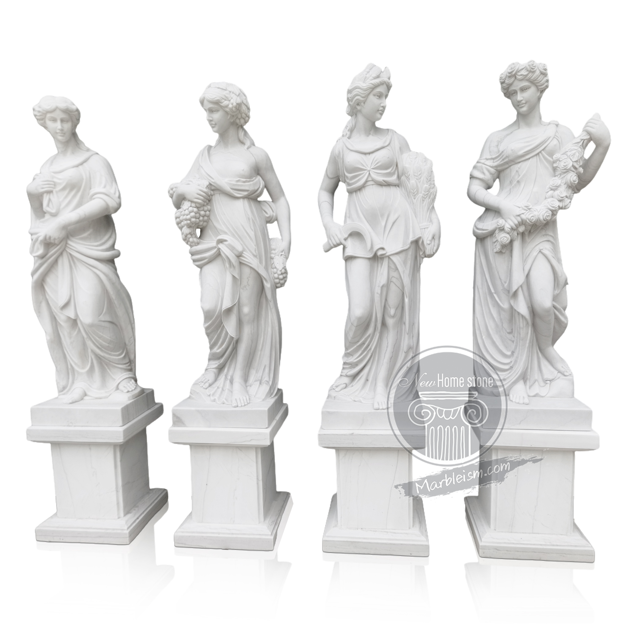 Greek goddess garden statue