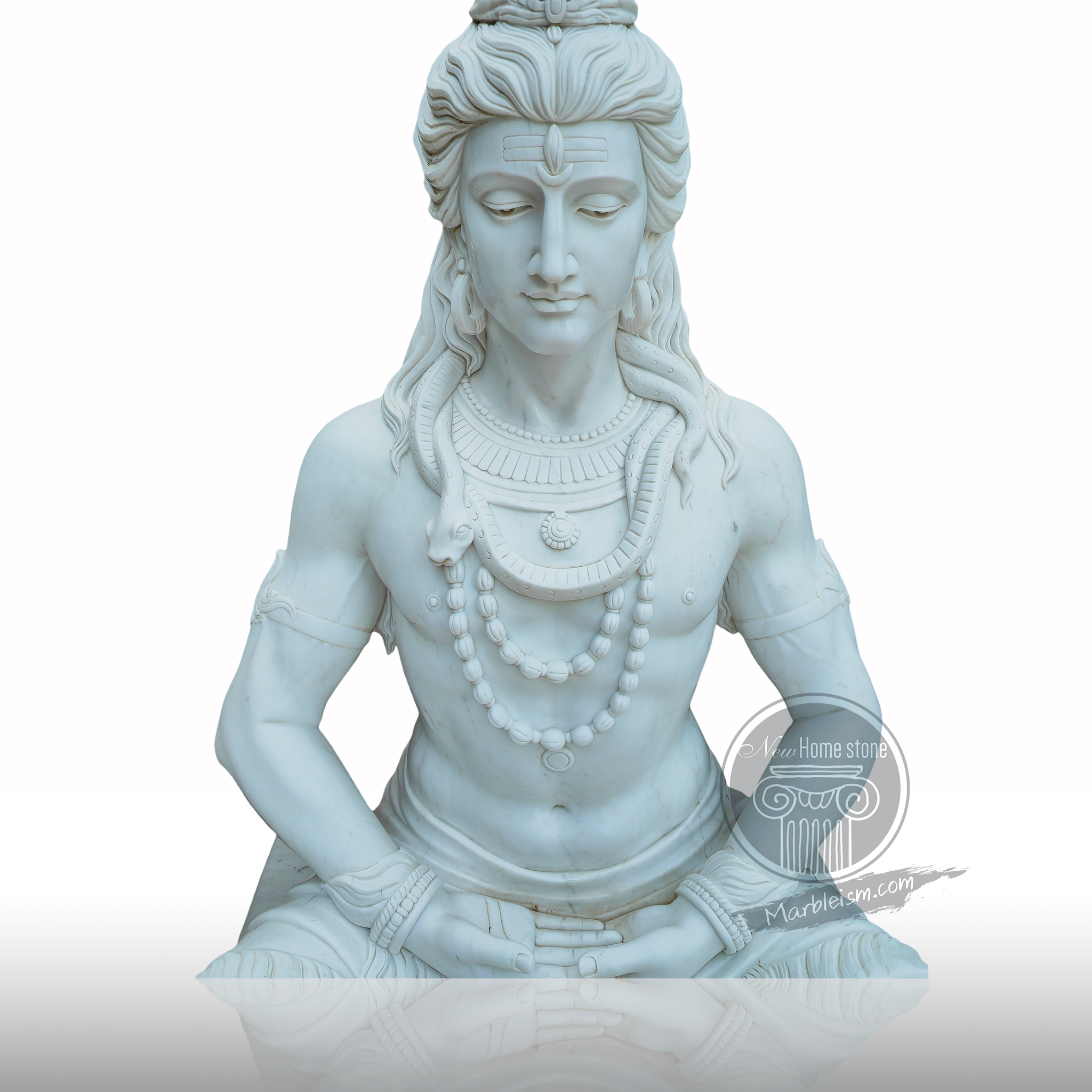 Marble Shiva statue