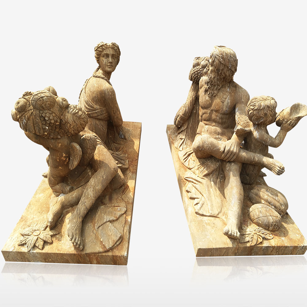 Mythical Theme Marble Sculptures