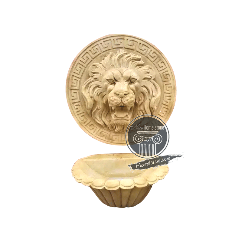 Wall Mounted Lion Head Fountain